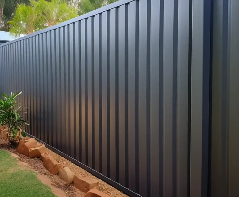 Stylish Colorbond fence installed by Lifestyle Fencing Wagga